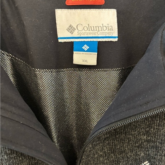 Columbia Omni heat  Men's Charcoal and Black Performance Jacket - Picture 3 of 7